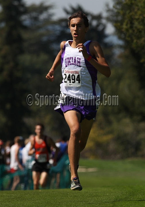 12SIHSD2-013.JPG - 2012 Stanford Cross Country Invitational, September 24, Stanford Golf Course, Stanford, California.